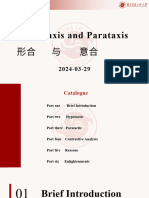 U4 Hypotaxis and Parataxis