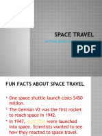 FACTS ABOUT SPACE TRAVEL