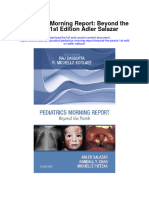 Download Pediatrics Morning Report Beyond The Pearls 1St Edition Adler Salazar all chapter