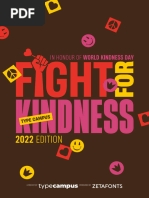 FIght For Kindness Zetafonts 2022 Edition