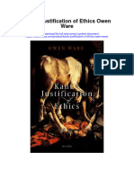 Download Kants Justification Of Ethics Owen Ware full chapter