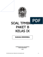 SOAL TPMBK 2 PAKET B BAHASA INDONESIA