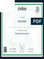 Alison Certificate Fundamentals of Economics