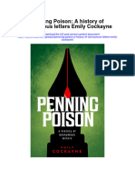 Download Penning Poison A History Of Anonymous Letters Emily Cockayne all chapter