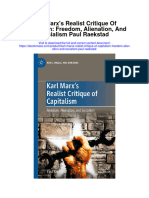 Download Karl Marxs Realist Critique Of Capitalism Freedom Alienation And Socialism Paul Raekstad full chapter