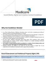 Social Media Digital and Creative Content Guidelines