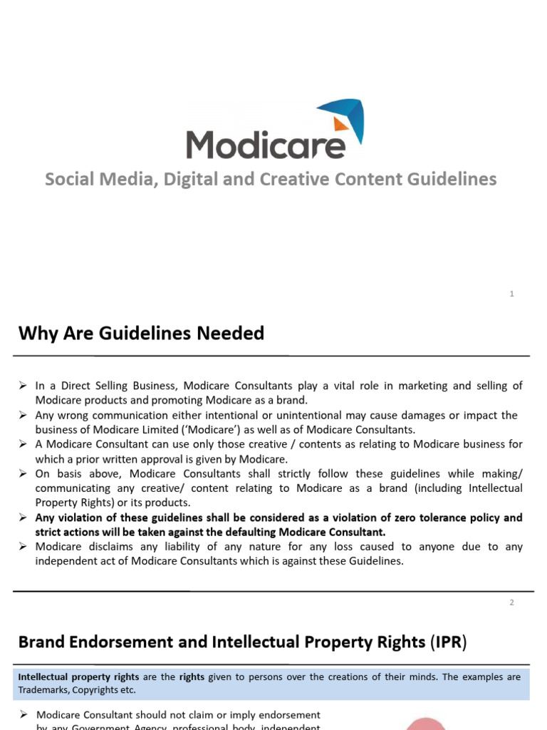 Social Media Digital and Creative Content Guidelines | PDF ...