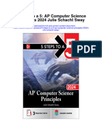5 Steps To A 5 Ap Computer Science Principles 2024 Julie Schacht Sway Full Chapter
