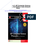 Download 5 Steps To A 5 Ap Computer Science Principles 2Nd Edition Julie Schacht Sway full chapter