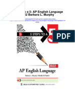 5 Steps To A 5 Ap English Language 2022 Barbara L Murphy Full Chapter