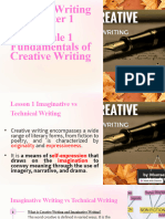 Creative Writing Module 1 Lesson 1