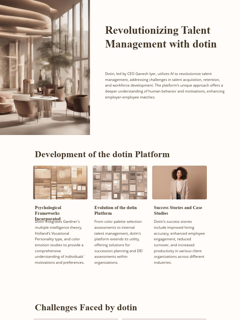 Dotin 1 Pdf Talent Management Employee Retention