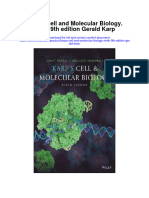 Karps Cell and Molecular Biology Ninth 9Th Edition Gerald Karp Full Chapter