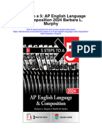 Download 5 Steps To A 5 Ap English Language And Composition 2024 Barbara L Murphy full chapter