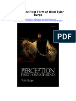 Download Perception First Form Of Mind Tyler Burge 2 all chapter