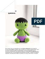 Hulk Boneca Amigurumi Receita de Gratis PDF