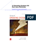 Survey of Operating Systems 5Th Edition Jane Holcombe Full Chapter