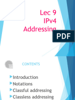Week 5 IPv4 Addressing