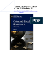 China and Global Governance A New Leader 1St Edition Peng Bo Full Chapter