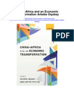 Download China Africa And An Economic Transformation Arkebe Oqubay full chapter