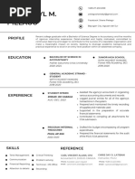 World Bank CV Template | PDF | Project Management