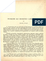 Avram, Mioara, Probleme ale gramaticii limbii romane, Limba romana, An XIV, Nr. 1, 1965, p. 21-29