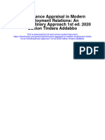 Performance Appraisal in Modern Employment Relations An Interdisciplinary Approach 1St Ed 2020 Edition Tindara Addabbo All Chapter