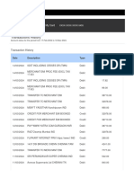 Transaction History