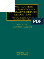 Construction Arbitration and Alternative Dispute Resolution Theory and Practice Around the World (Renato Nazzini) (Z-Library)