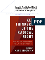 Key Thinkers of The Radical Right Behind The New Threat To Liberal Democracy Mark J Sedgwick Full Chapter