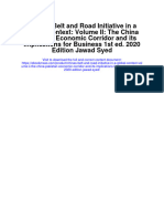 Chinas Belt and Road Initiative in A Global Context Volume Ii The China Pakistan Economic Corridor and Its Implications For Business 1St Ed 2020 Edition Jawad Syed Full Chapter