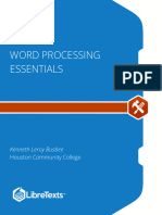 Word Processing Essentials (Busbee)