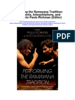 Performing The Ramayana Tradition Enactments Interpretations and Arguments Paula Richman Editor All Chapter