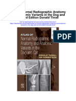 Download Atlas Of Normal Radiographic Anatomy And Anatomic Variants In The Dog And Cat 3Rd Edition Donald Thrall full chapter