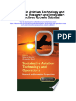 Sustainable Aviation Technology and Operations Research and Innovation Perspectives Roberto Sabatini Full Chapter