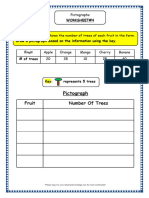 Grade 3 Maths Handling Data Pictographs Worksheet 4