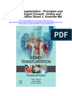 Kidney Transplantation Principles and Practice Expert Consult Online and Print 8Th Edition Stuart J Knechtle MD Full Chapter
