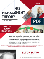 Group 4 Human Relations Management Theory
