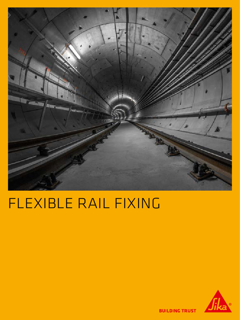 FR Bro Uk Sika Flexible Rail Fixing | PDF | Rail Transport | Concrete