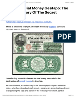 America's Fiat Money Gestapo: The Untold History Of The Secret Service | ZeroHedge
