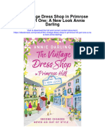 The Vintage Dress Shop in Primrose Hill Part One A New Look Annie Darling All Chapter