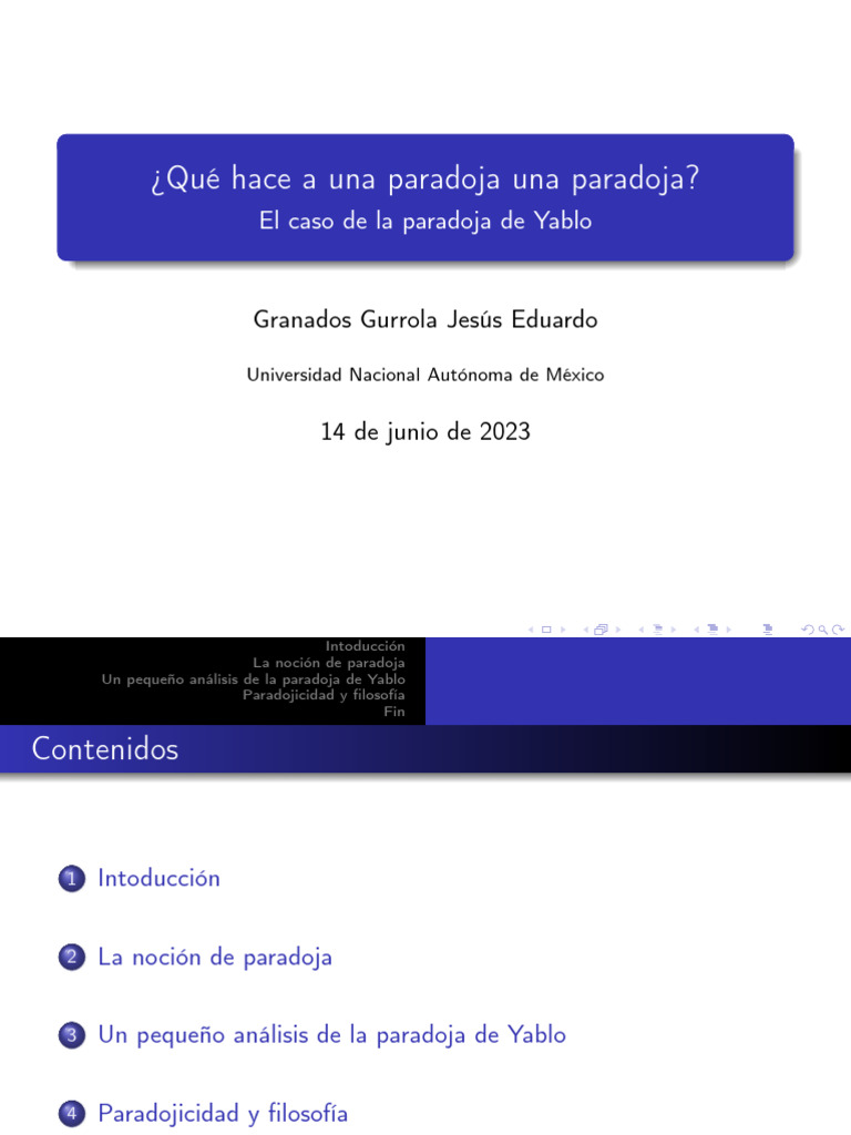 Qué Hace A Una Paradoja Una Paradoja | PDF | Paradoja | Verdad