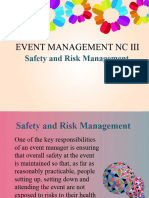 Safety and Risk MGT