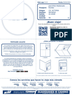 ¡Buen Viaje!: Pasajero Origen Destino Salida Unidad Asiento