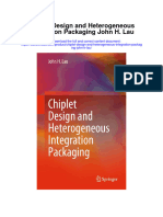 Chiplet Design and Heterogeneous Integration Packaging John H Lau Full Chapter