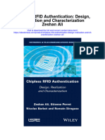 Chipless Rfid Authentication Design Realization and Characterization Zeshan Ali Full Chapter