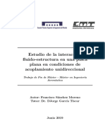 Estudio de La Interacción Fluido-Estructura en Una Placa Plana en Condiciones de Acopla...