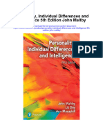 Download Personality Individual Differences And Intelligence 5Th Edition John Maltby all chapter