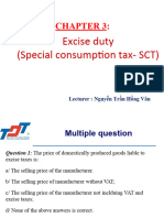 Chapter 3- Excise tax- Practice Excercise