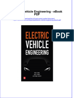 Dwnload Full Electric Vehicle Engineering PDF